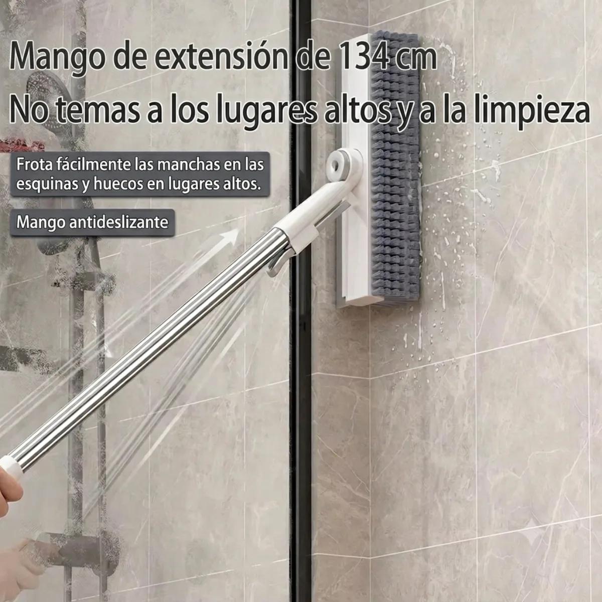 Partes del cepillo extensible