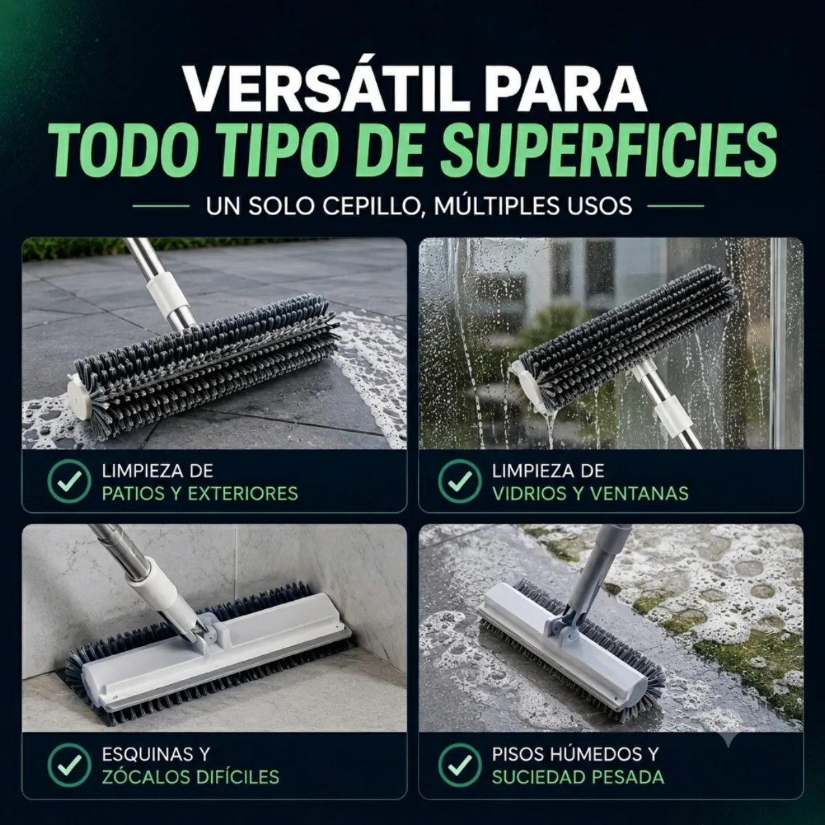 Versátil para todo tipo de superficies