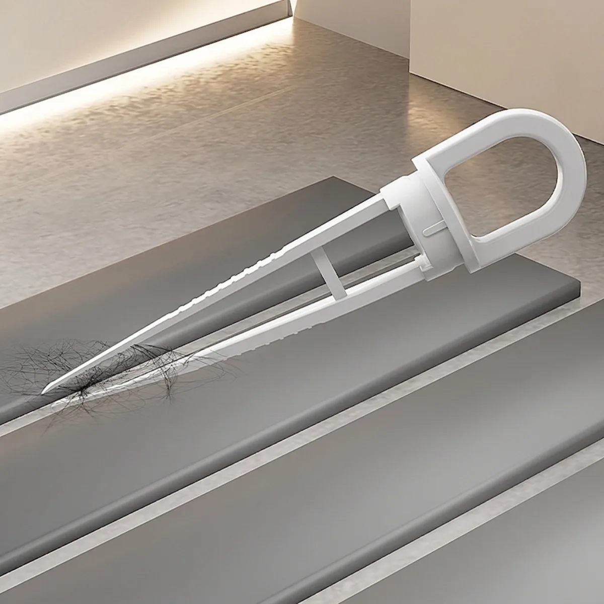Pinza para extraer residuos y pelos