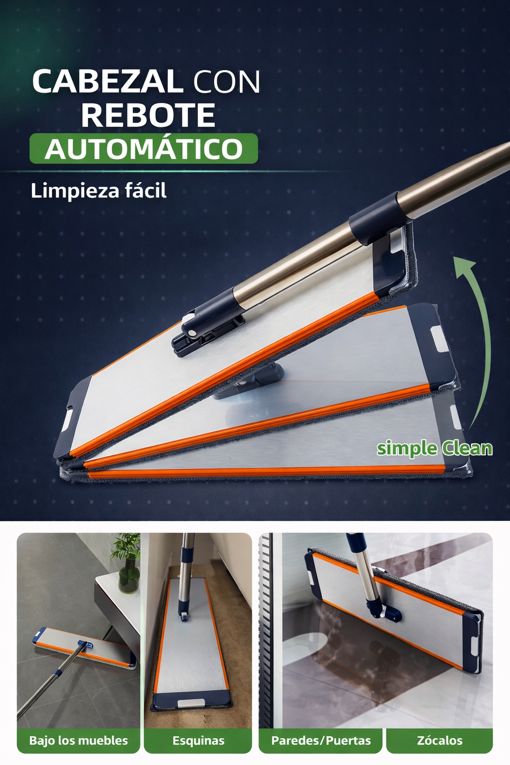 Cabezal con rebote automático