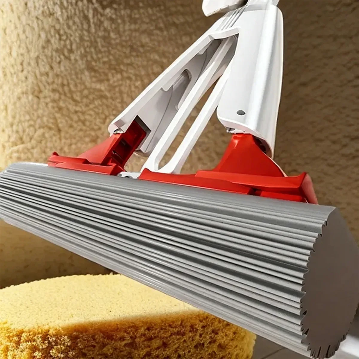 Mopa Ultra Absorbente PVA con Escurridor Automático