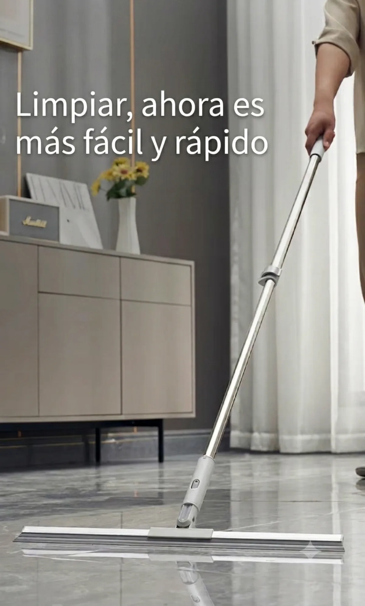 Uso del secador en piso